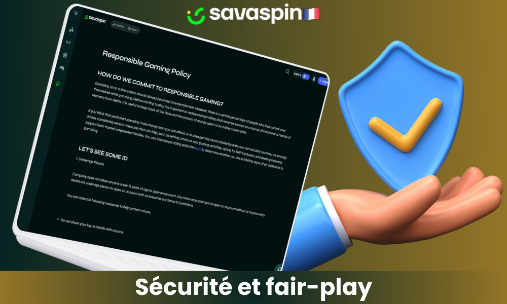 Savaspin Casino prend la sécurité au sérieux