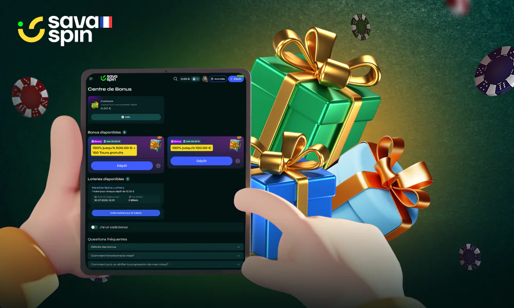 SavaSpin propose des offres promotionnelles variées conçues pour séduire nouveaux venus et fidèles joueurs