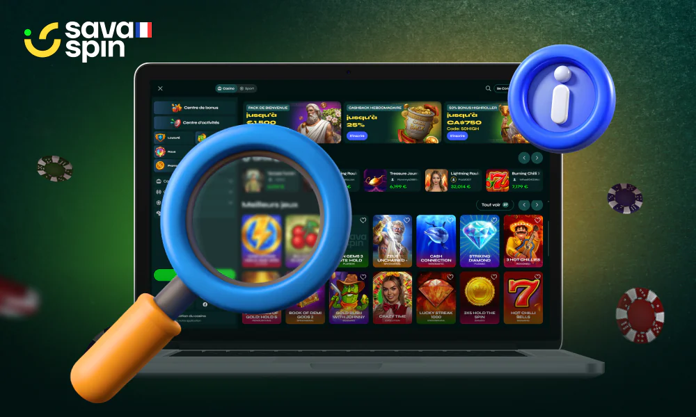 Tout ce que vous vouliez savoir sur le casino SavaSpin